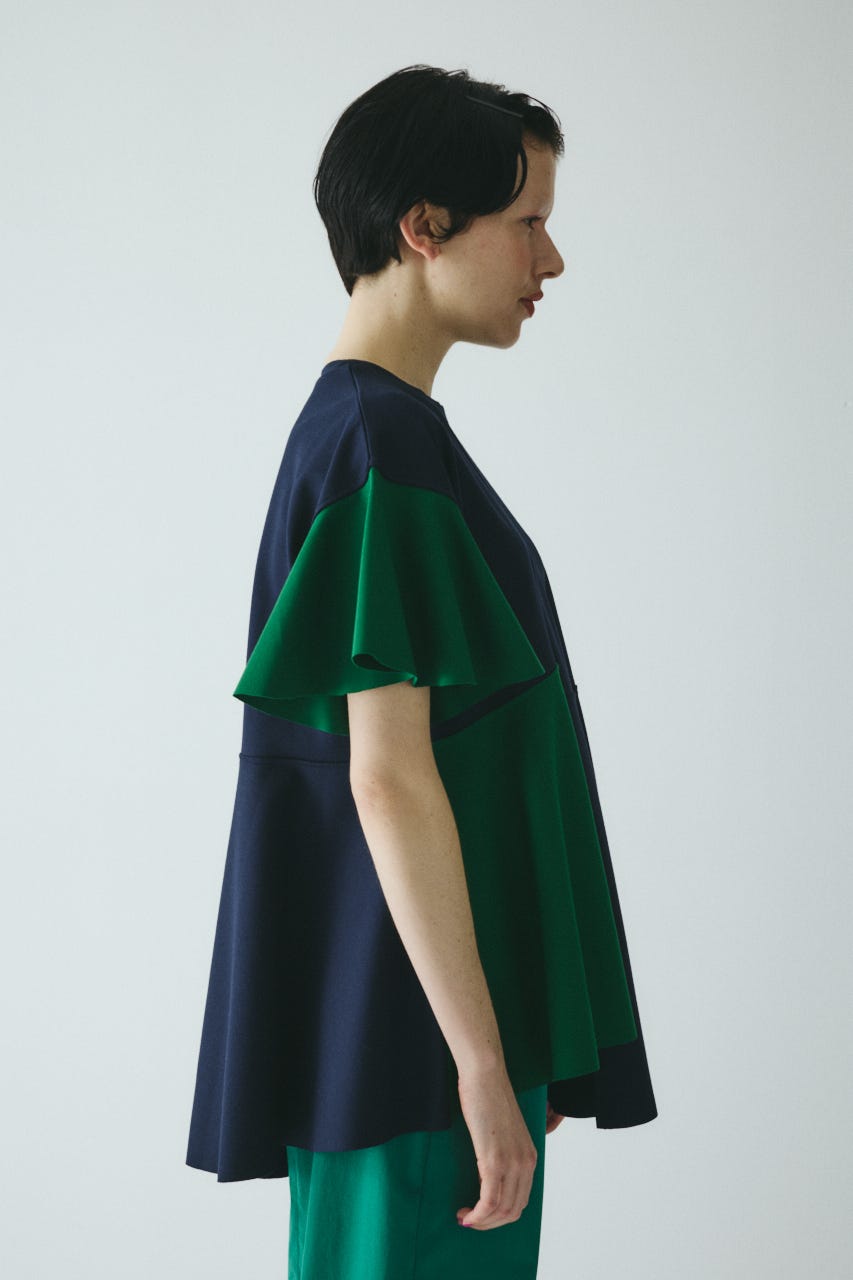 トップス Riaminnie HeRIN.CYE | Cropped ponte tops (Tシャツ・カットソー(半袖