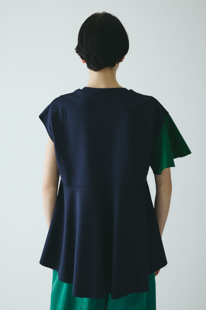 HeRIN.CYE | Cropped ponte tops (Tシャツ・カットソー(半袖