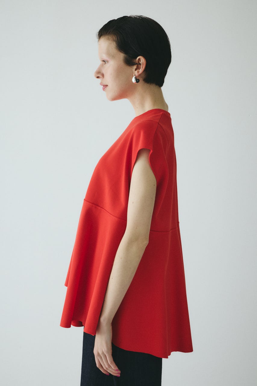 美品　HeRIN.CYE Ponte tops HeRIN.CYE - クロップド ポンチ トップス - Cropped ponte tops