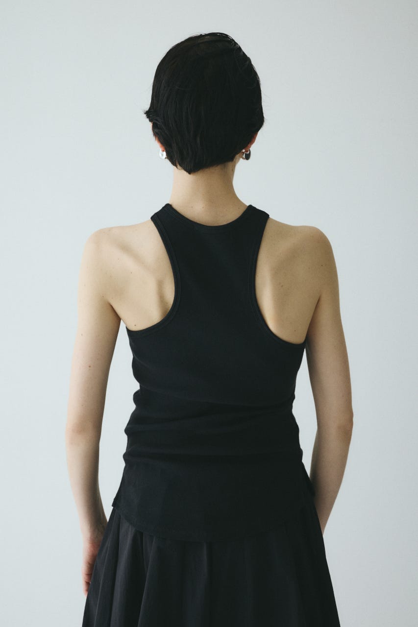 American sleeve tank top BLK FREE