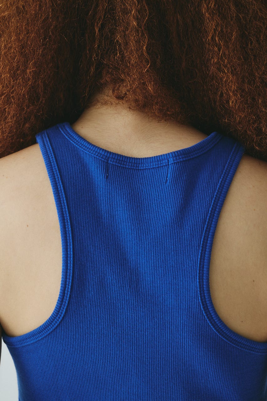 American sleeve tank top BLU FREE