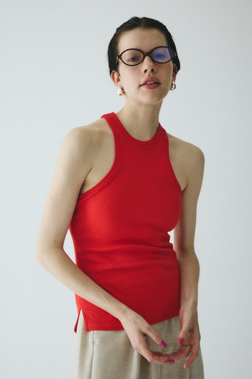 American sleeve tank top RED FREE