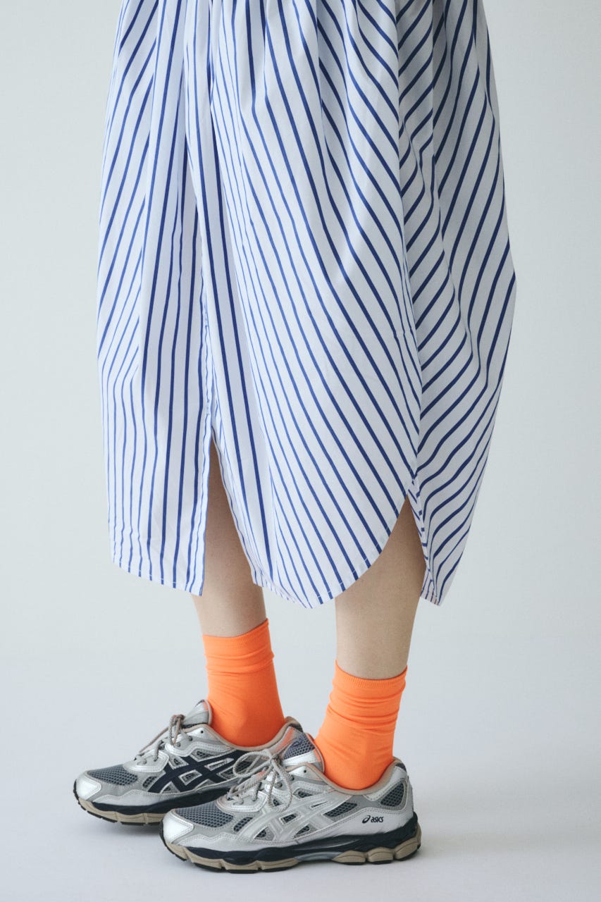 Cut docking shirt dress GRY 38