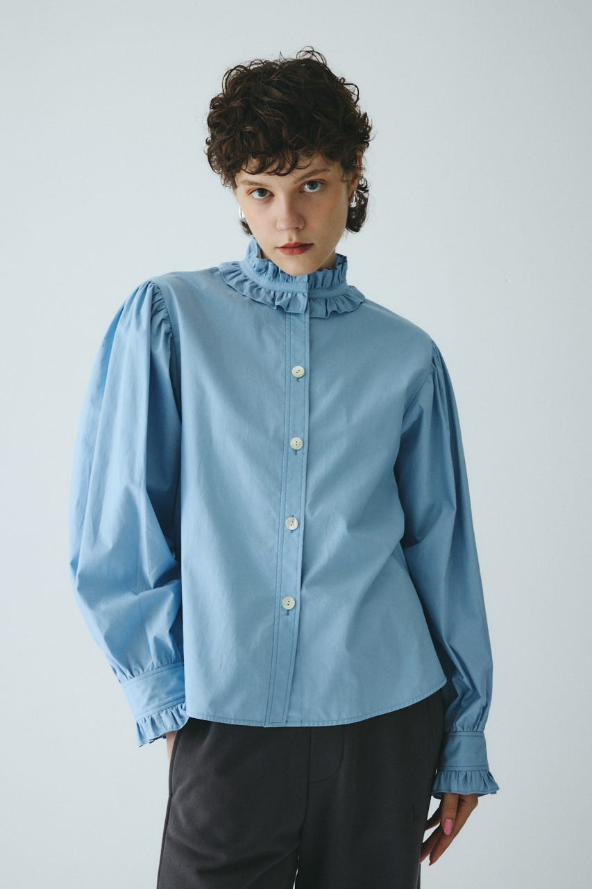 HeRIN.CYE フリルスリーブシャツ Frill sleeve shirt フリルスリーブシャツ（シャツ/ブラウス