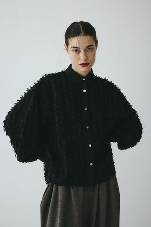 ［予約］Cut jacquard shirt