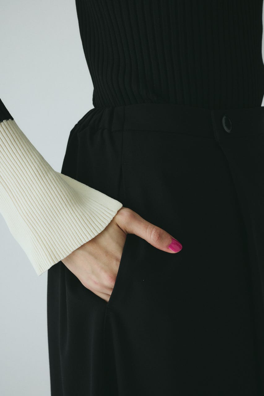 Long skirt pants BLK 36