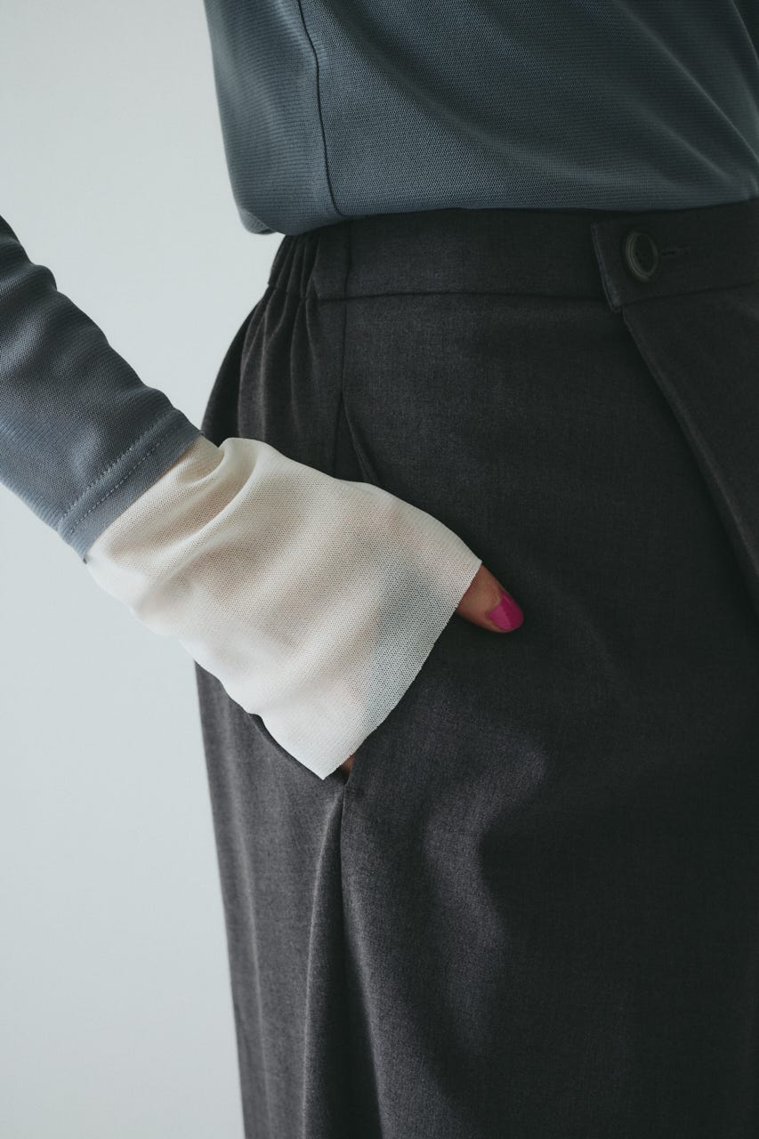 Long skirt pants C.GRY 36