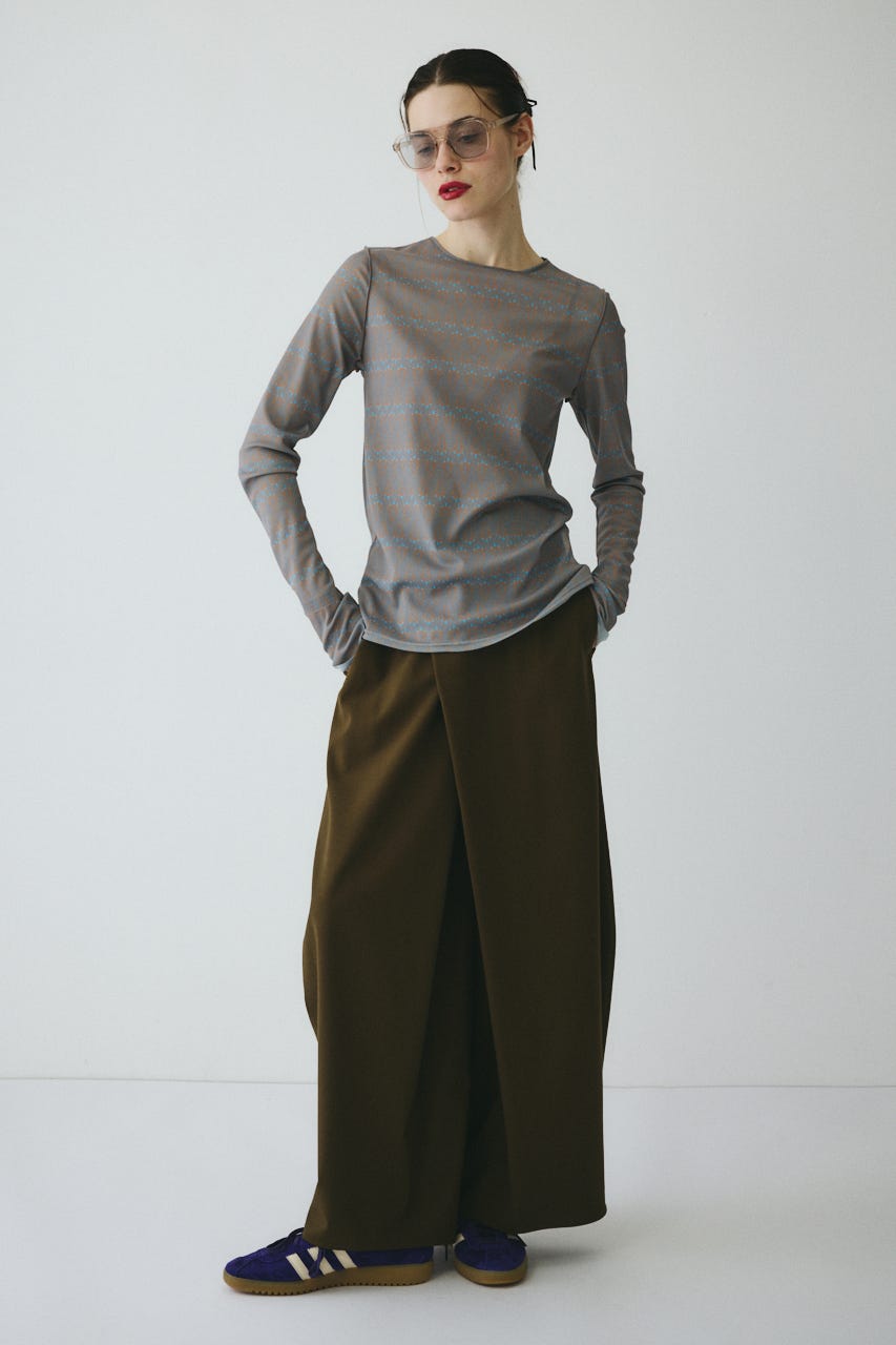 Long skirt pants KHA 36