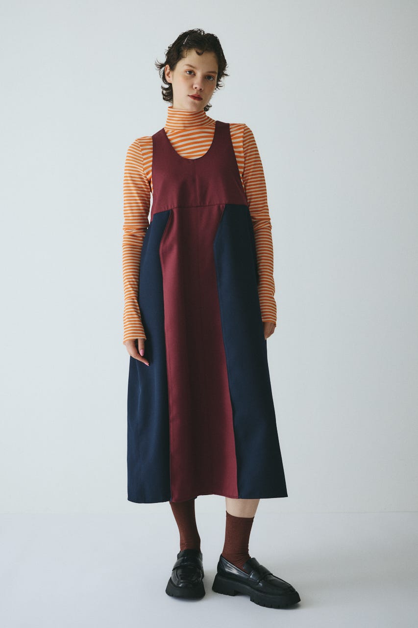 ワンピース LOURENdocking cocoon dress 別注 docking cocoon dress(M BLACK): Louren: WOMENS｜THE