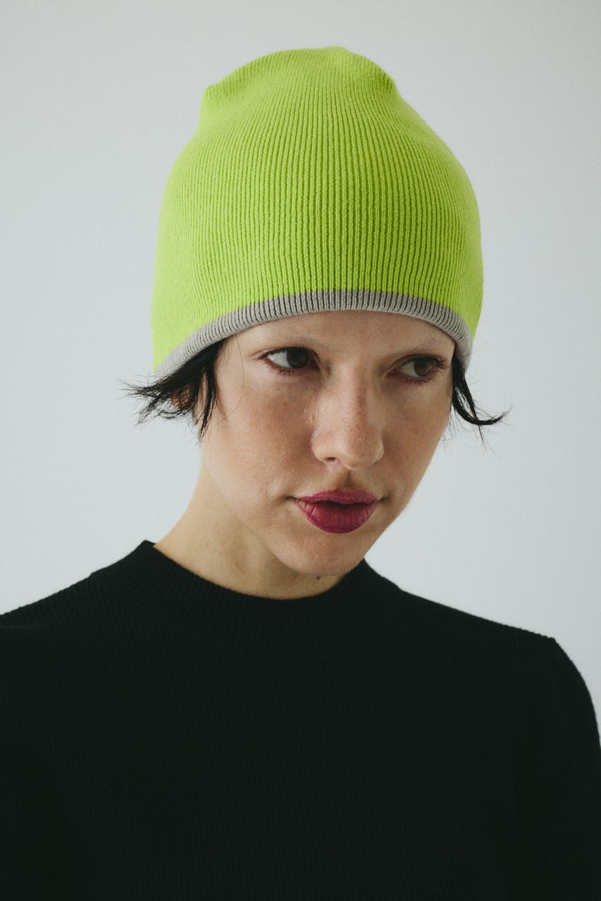 Reversible knit hat GRY FREE