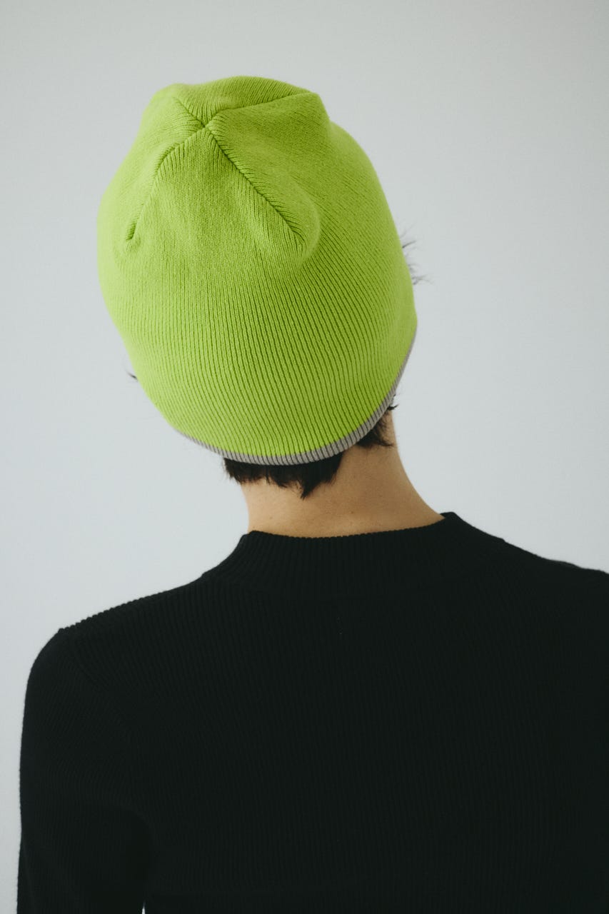 Reversible knit hat GRY FREE