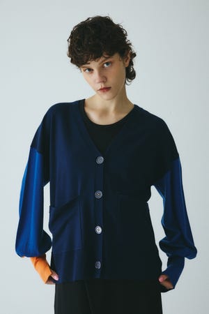 HeRIN.CYE/黒と青のカーディガン 公式】HeRIN.CYEのトップス(カーディガン)検索ページ|シェルター