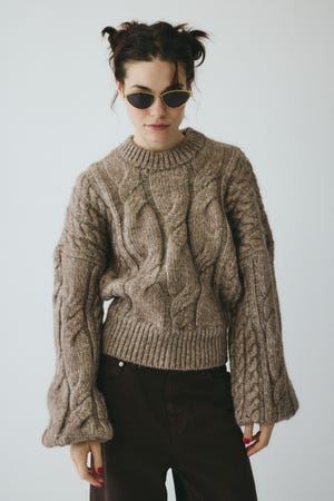 Mix knit tops