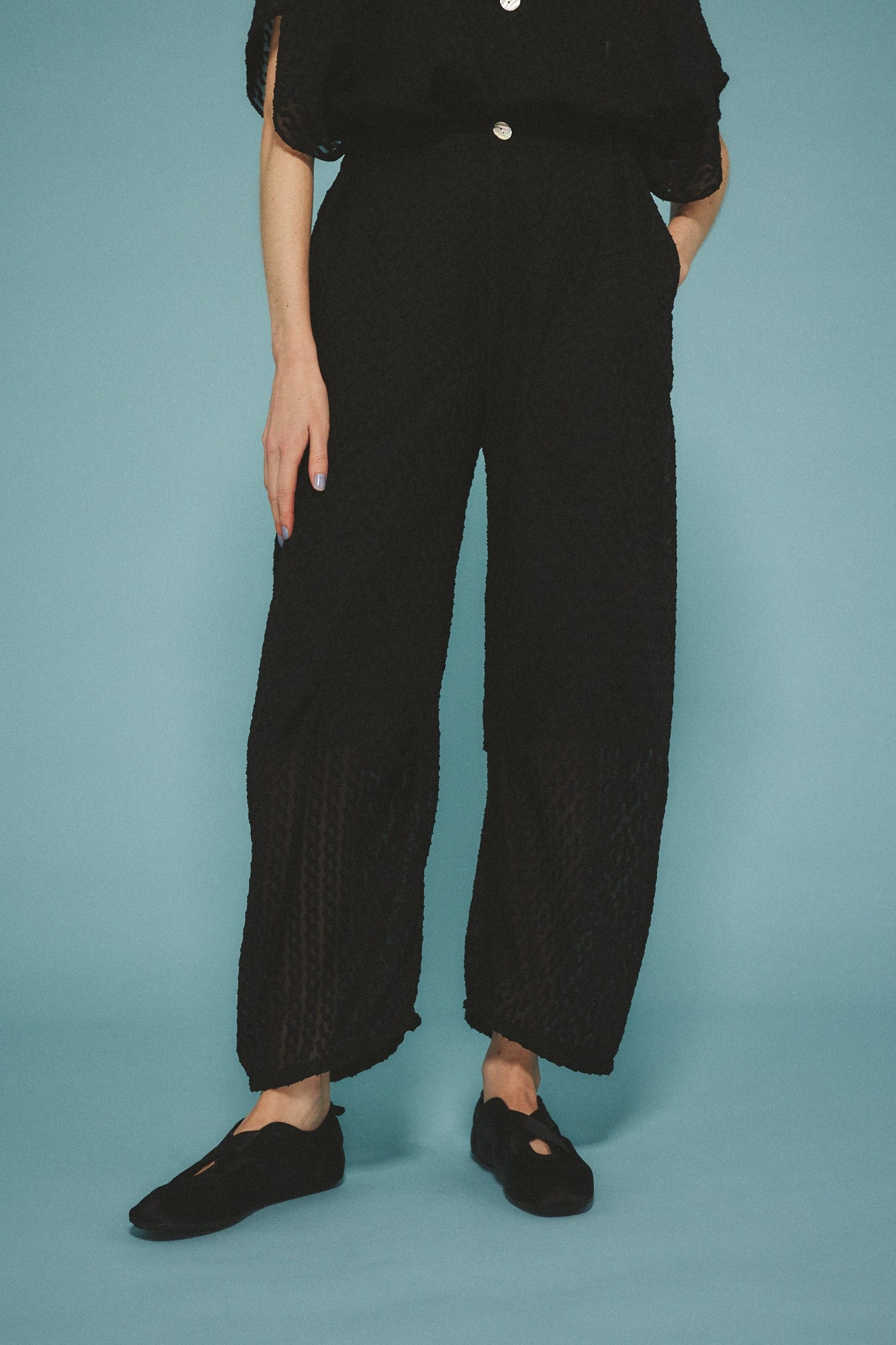 Tuck easy pants BLK 38