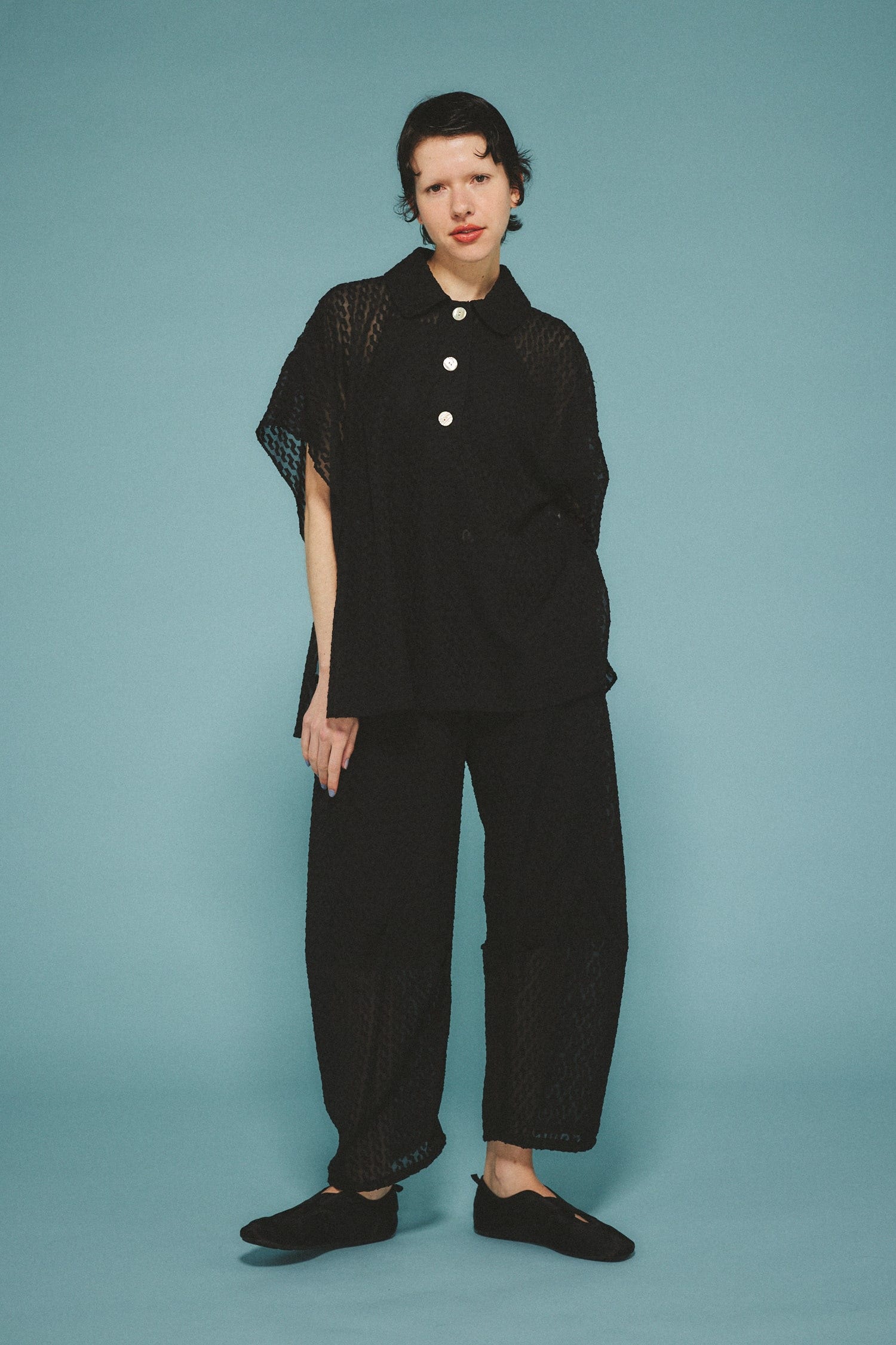 Tuck easy pants BLK 38