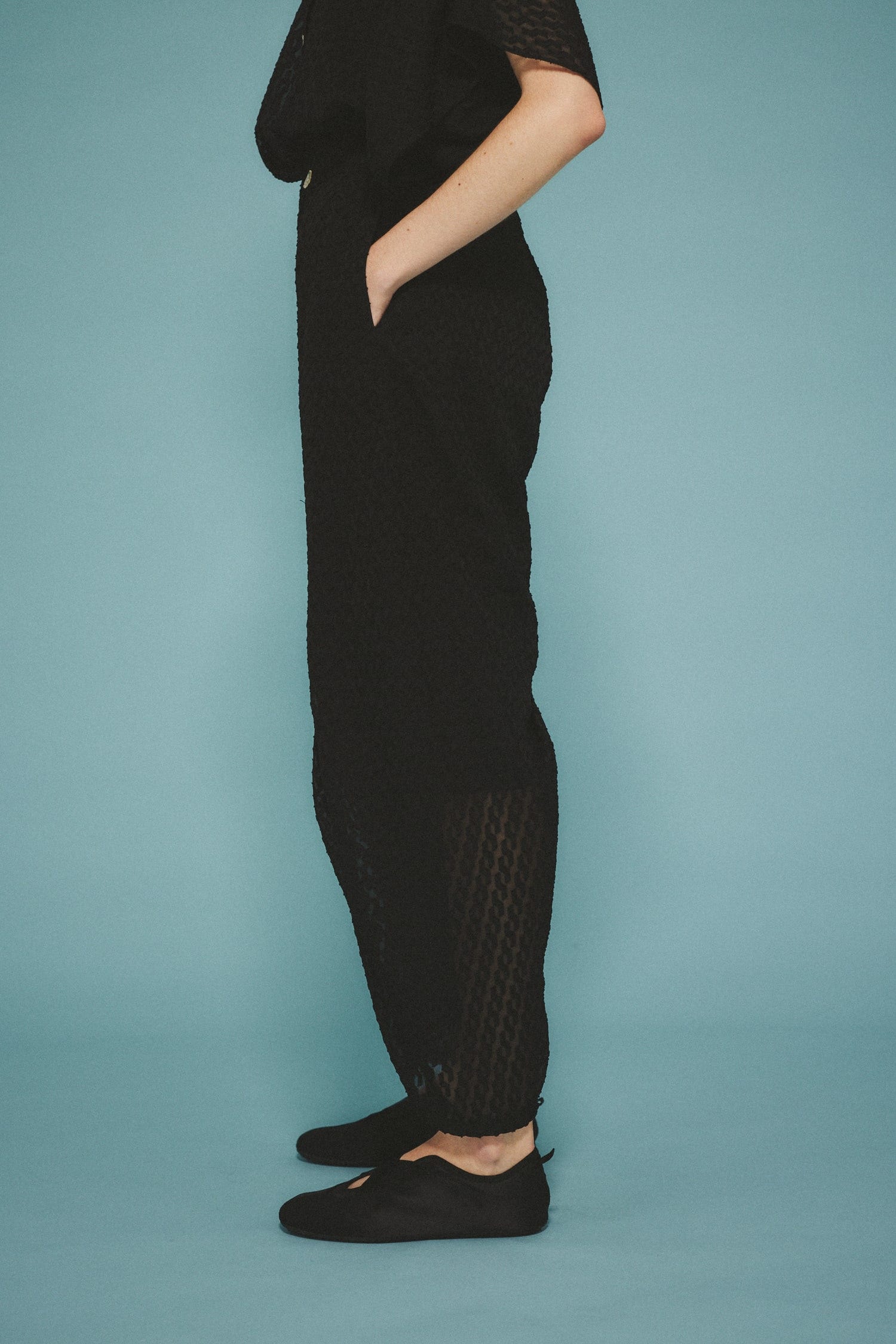 Tuck easy pants BLK 38