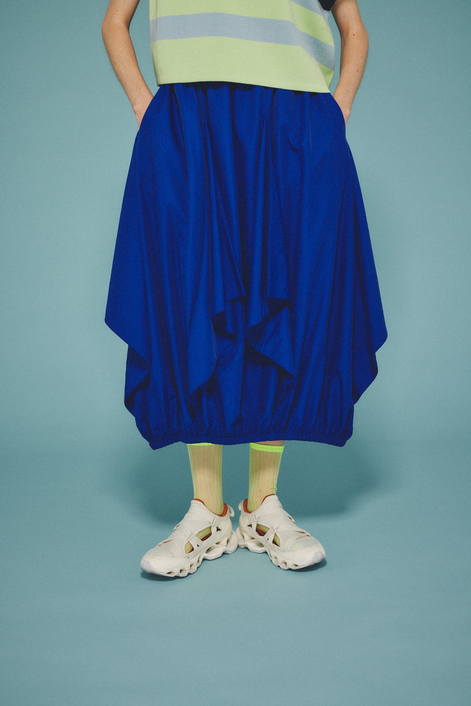 Triangle skirt BLU FREE