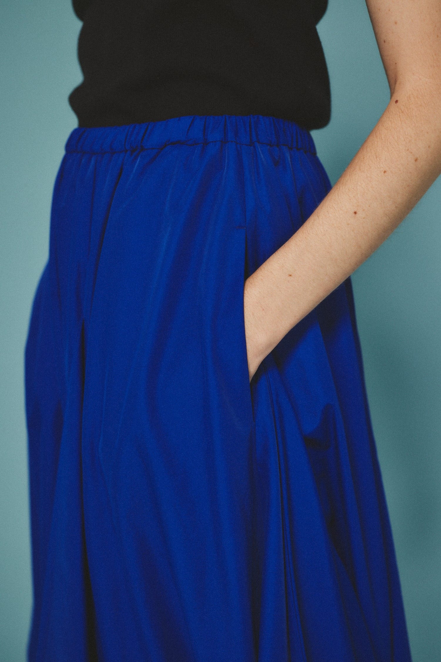 Triangle skirt BLU FREE