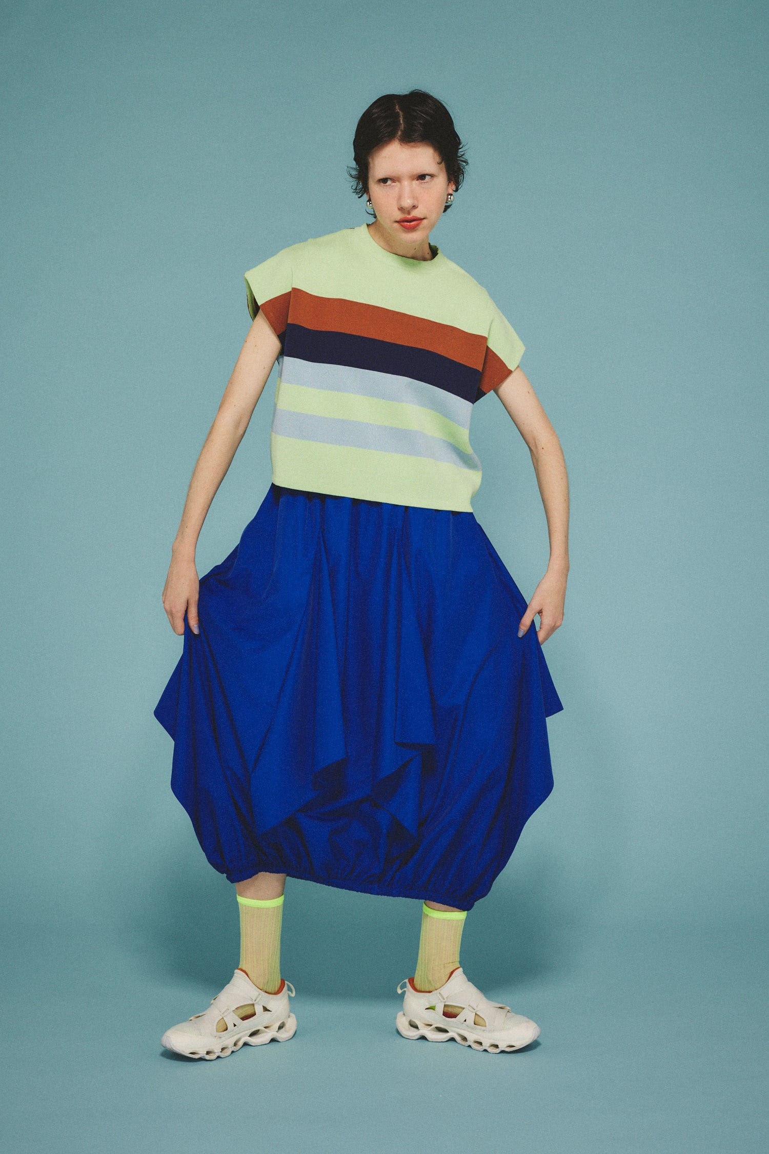 Triangle skirt BLU FREE