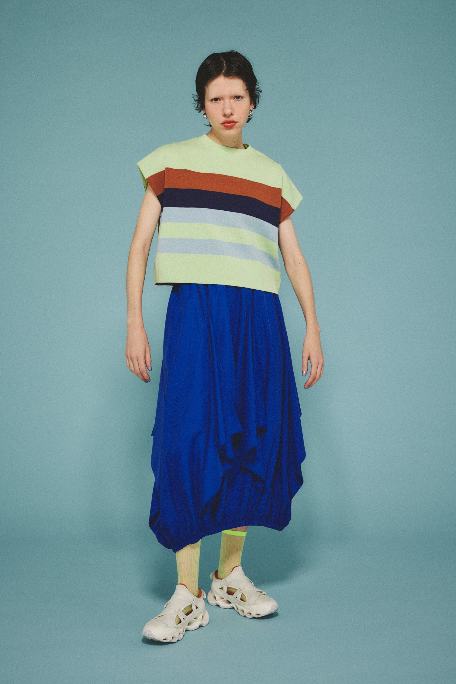 Triangle skirt BLU FREE