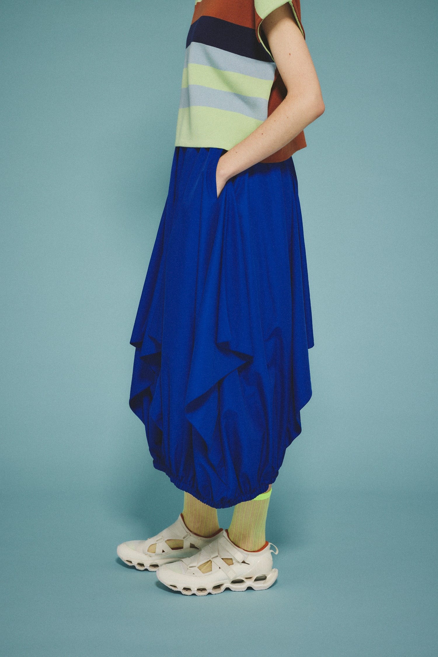 Triangle skirt BLU FREE