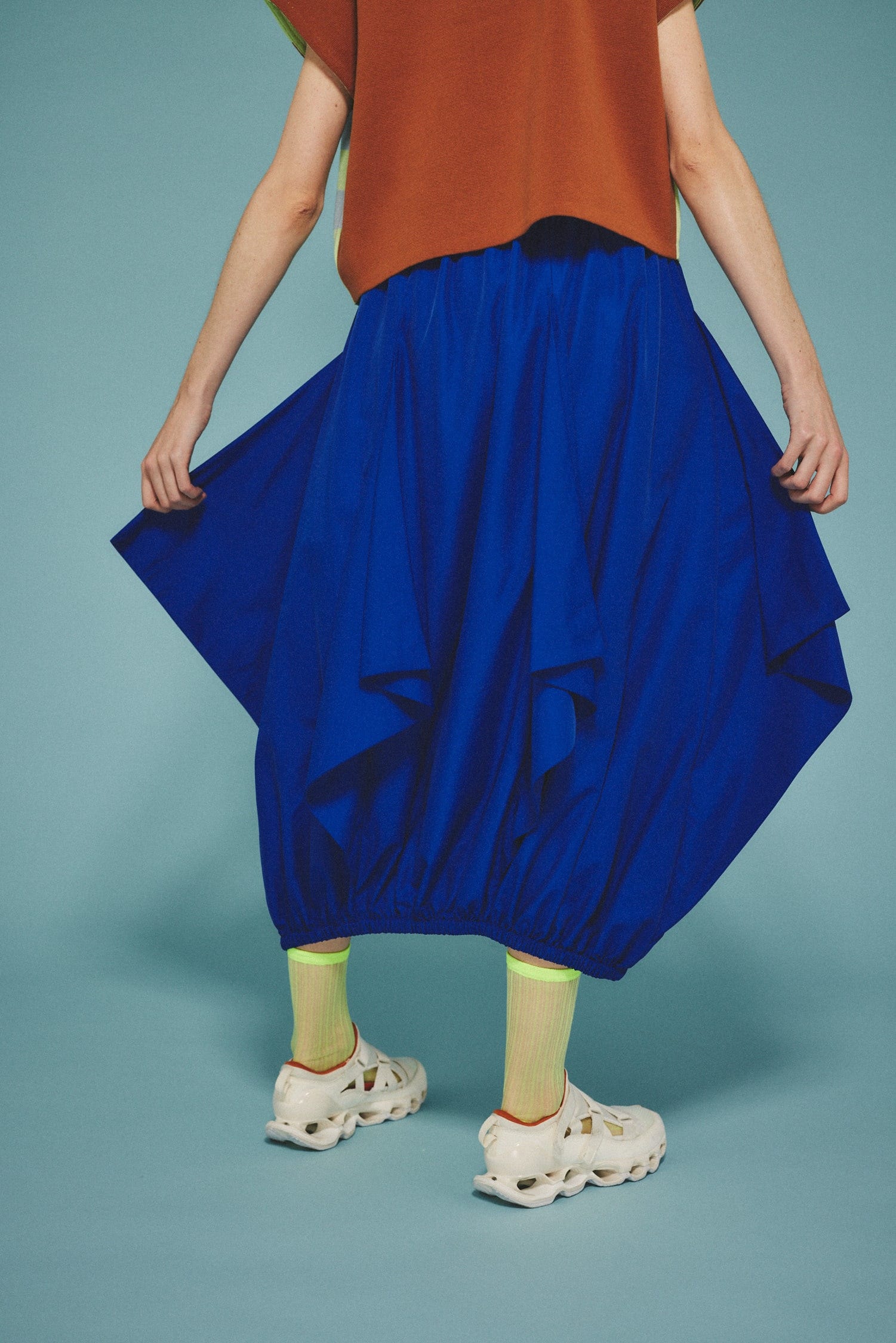 Triangle skirt BLU FREE