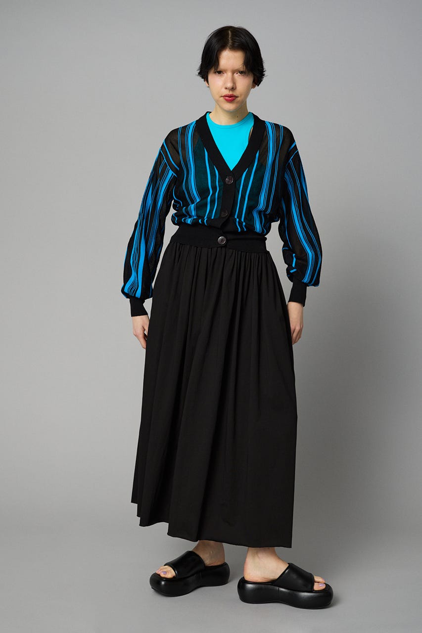 Ramdom patten cardigan BLU FREE