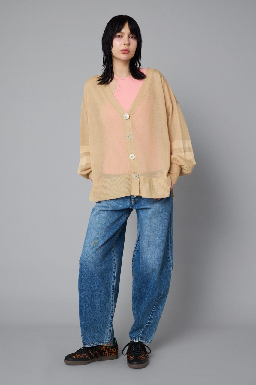 Sheer line cardigan BEG FREE