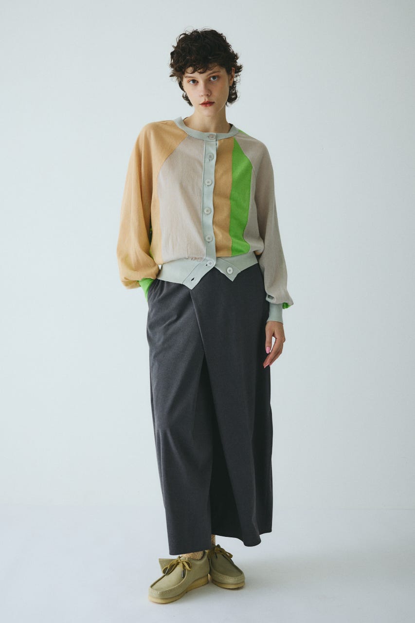 カーディガン Sukashi round cardigan　　スカシラウンドカーディガン レディース HeRIN.CYE | Sukashi round cardigan (カーディガン ) |SHEL