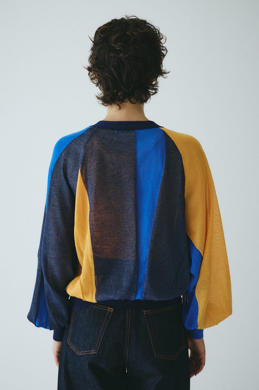 カーディガン Sukashi round cardigan　　スカシラウンドカーディガン レディース HeRIN.CYE | Sukashi round cardigan (カーディガン ) |SHEL