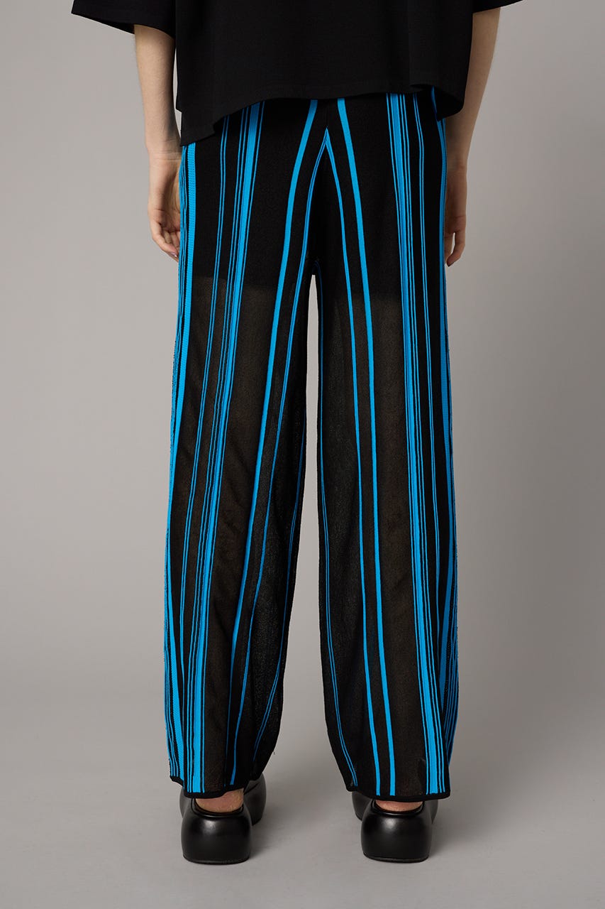 Random patten knit pants BLU 36