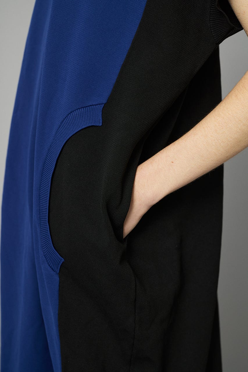 Attachmment knit one piece NVY FREE