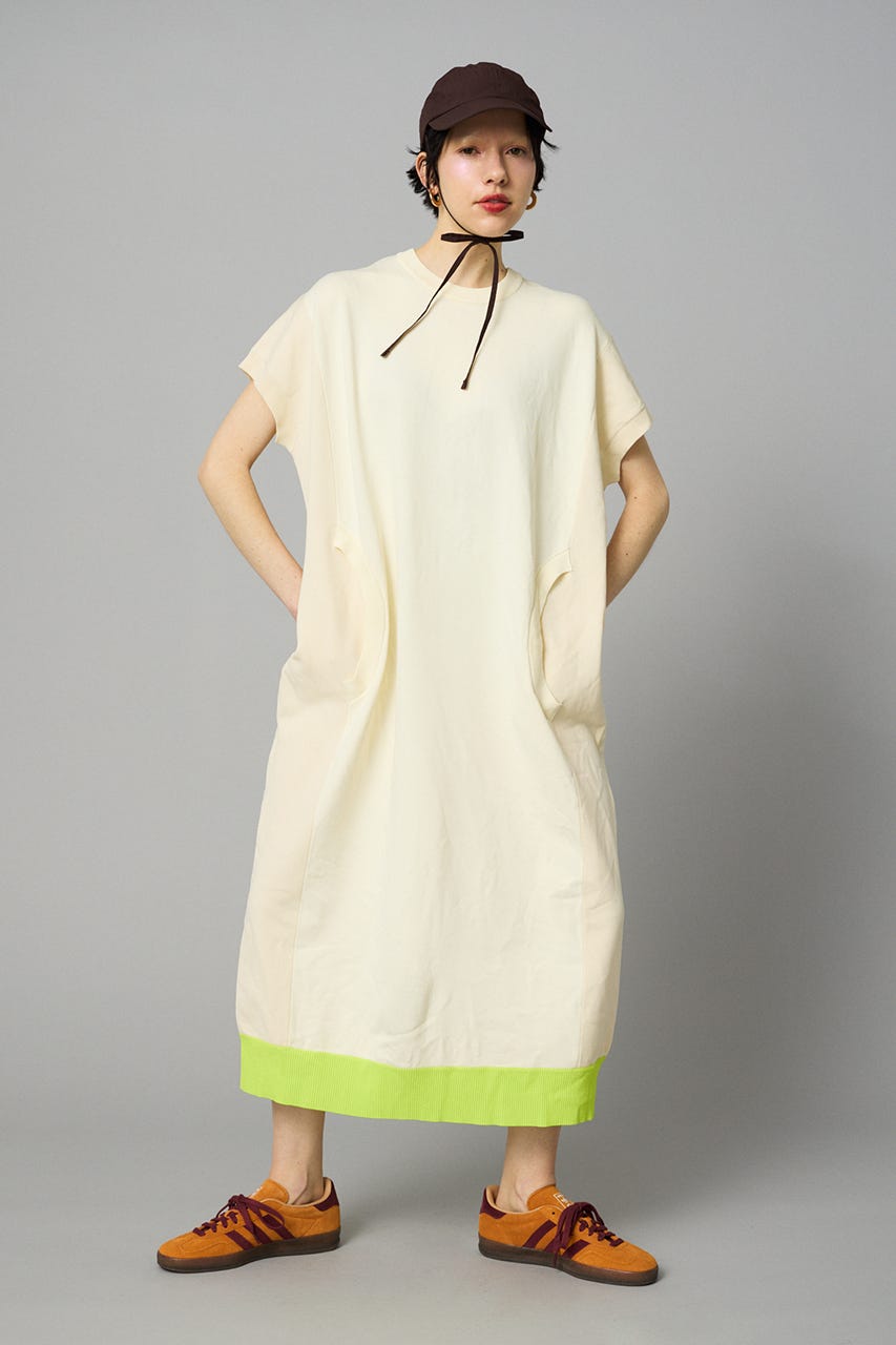 Attachmment knit one piece O/WHT FREE