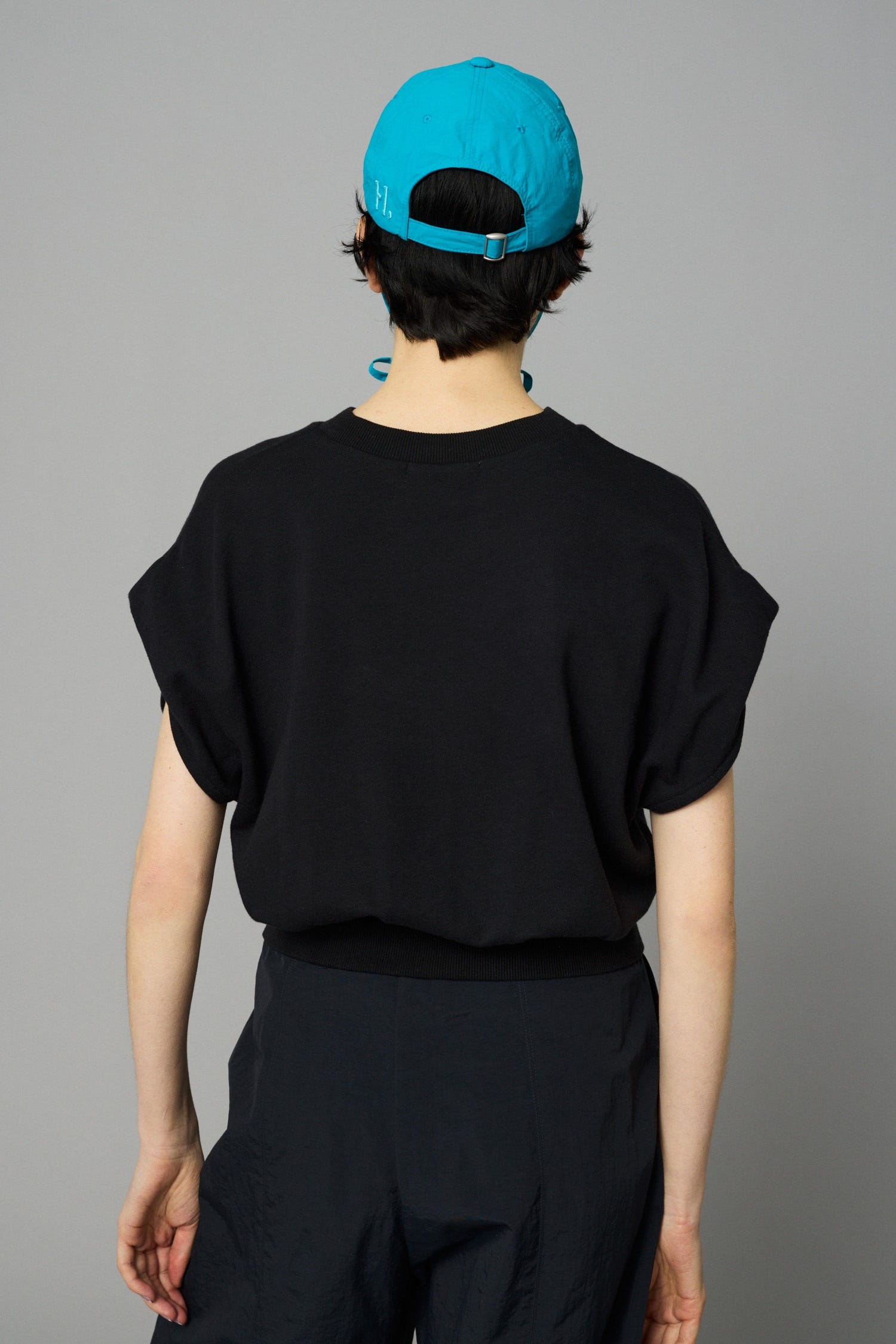 Box cut vest BLK FREE