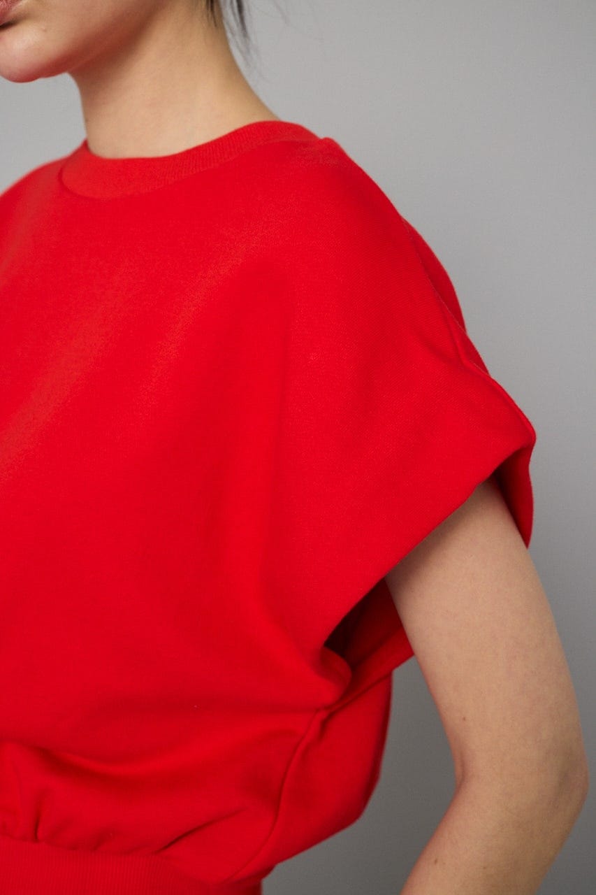 Box cut vest RED FREE