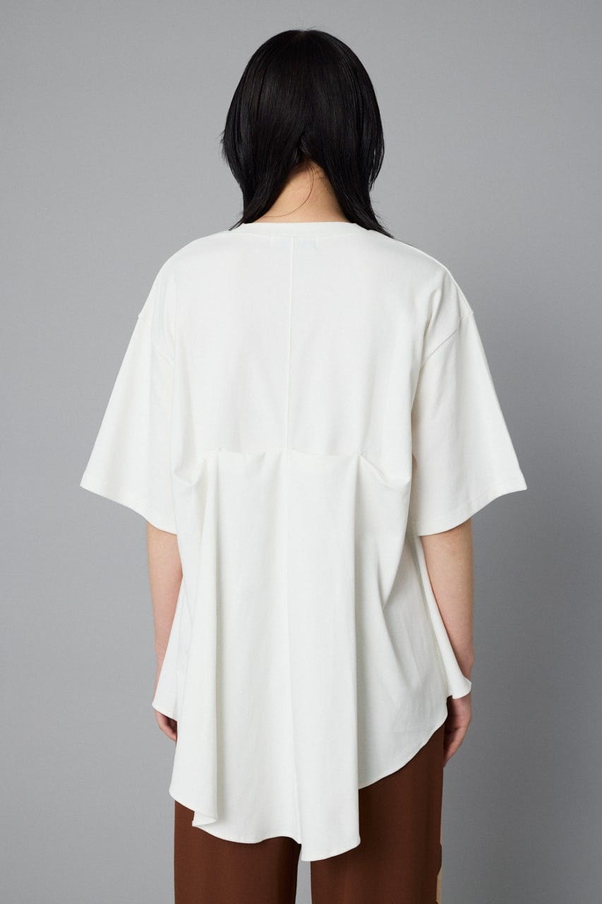 Over size cut tops WHT FREE