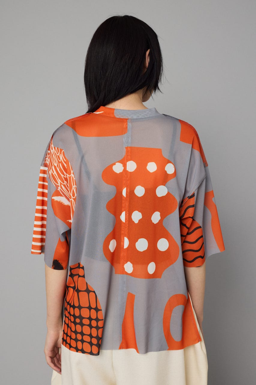 Flower vase tee GRY FREE