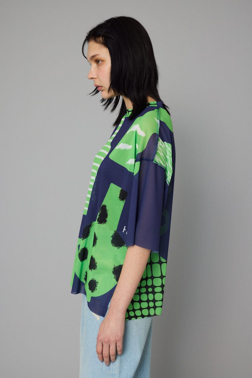 Flower vase tee NVY FREE