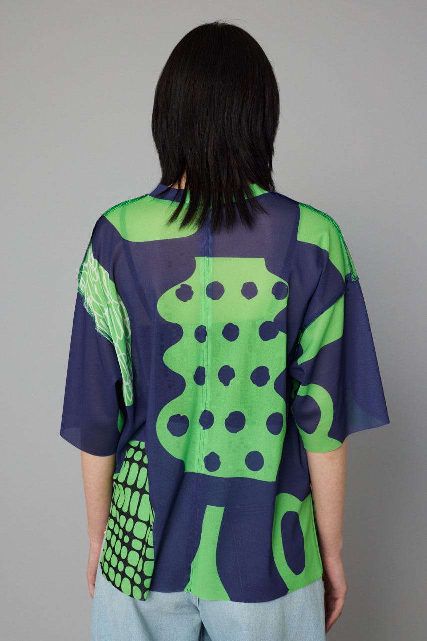 Flower vase tee NVY FREE