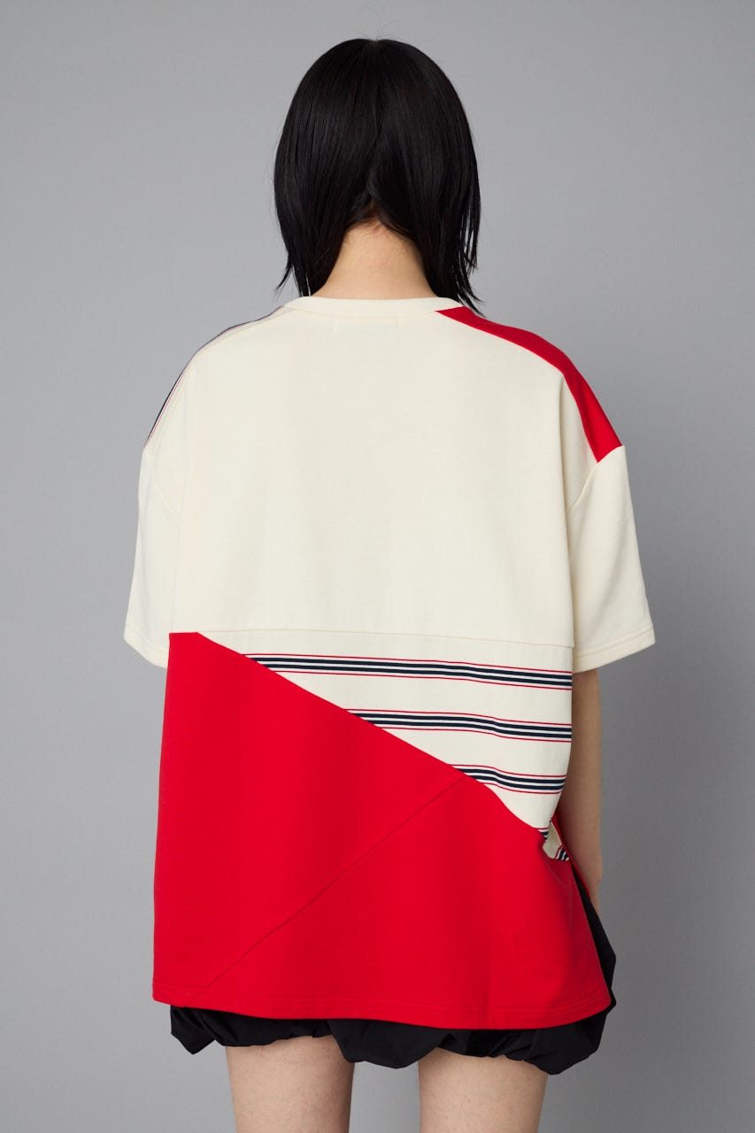 トップス ki HeRIN.CYE | Switching cut tops (Tシャツ・カットソー(半袖