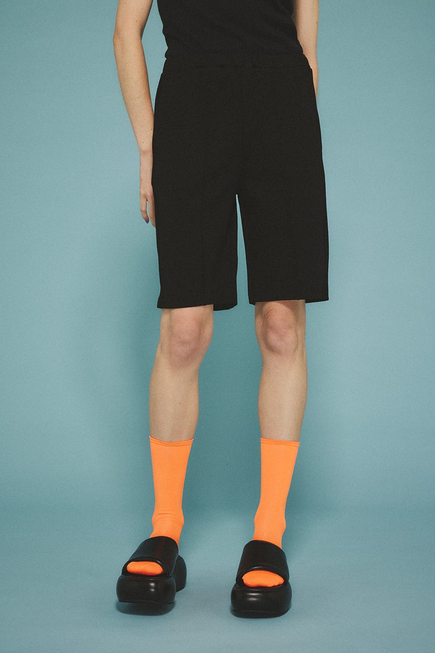 Ponte half pants BLK FREE