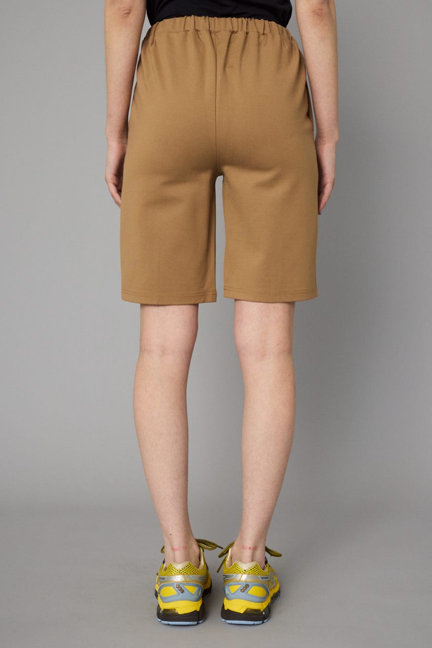 Ponte half pants L/BRN FREE