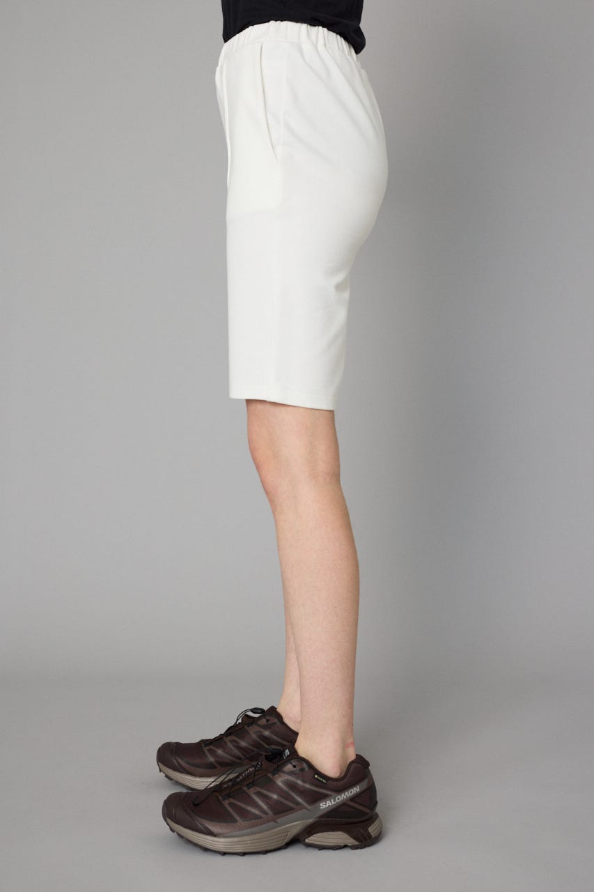 Ponte half pants O/WHT FREE