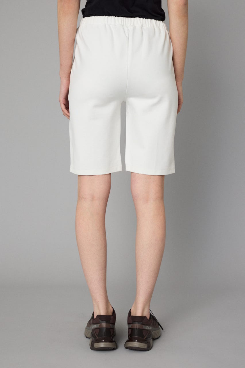 Ponte half pants O/WHT FREE