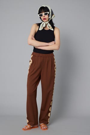 パンツ S cutting pants HeRIN.CYE | Side line cut pants (パンツ ) |SHEL'TTER WEBSTORE