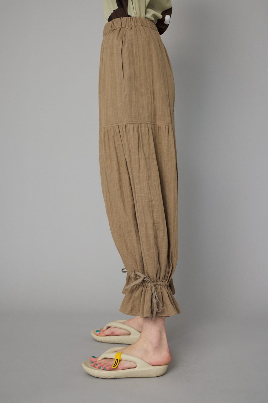 Double gauze pants BEG 36