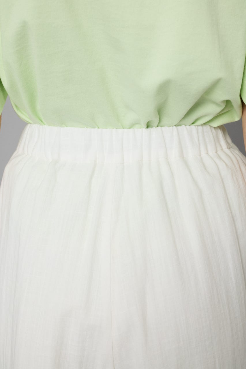 Double gauze pants WHT 36