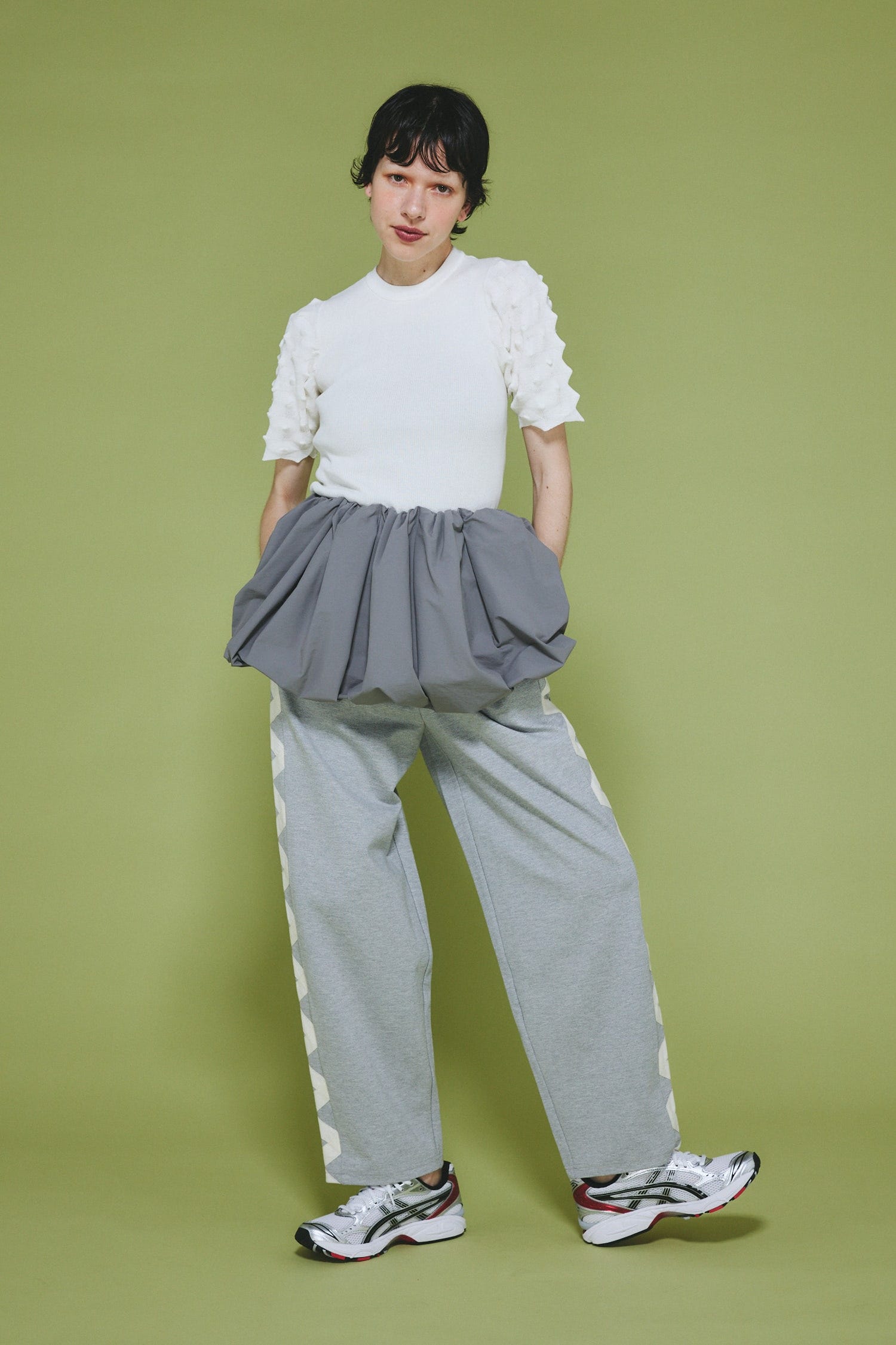 Many way balloon skirt GRY FREE