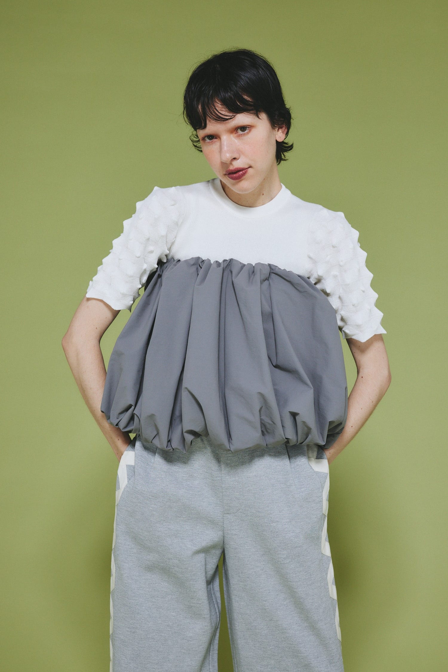 Many way balloon skirt GRY FREE
