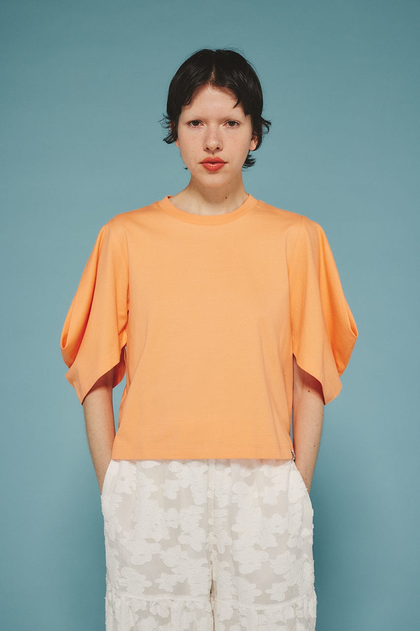 Tuck sleeve cut tops ORG FREE